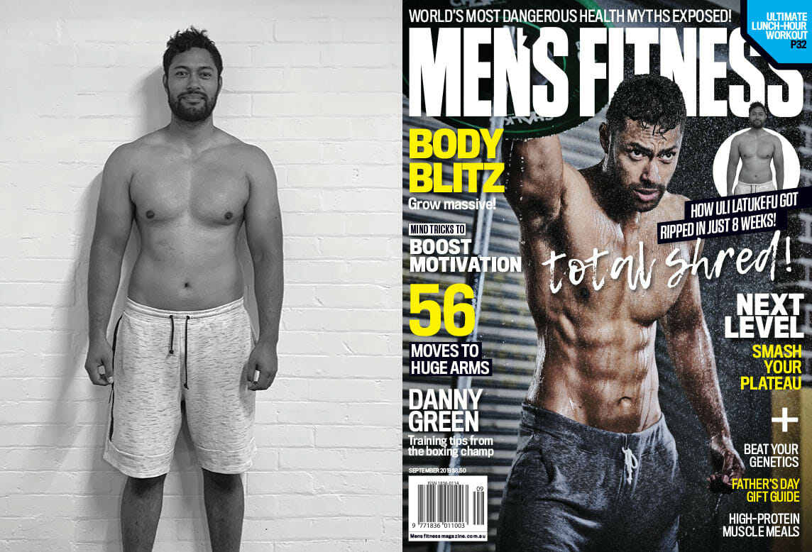 How Uli Latukefu became a fitness cover model in just 8 weeks.