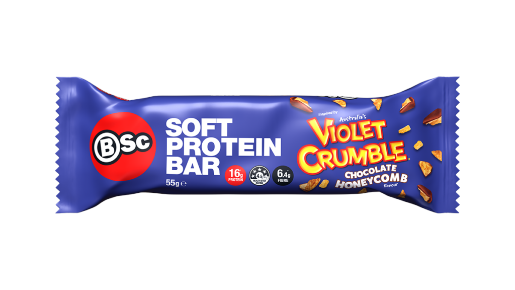 Violet Crumble protein Bar