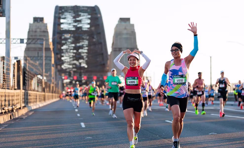 Sydney marathon race over Harbour Bridge