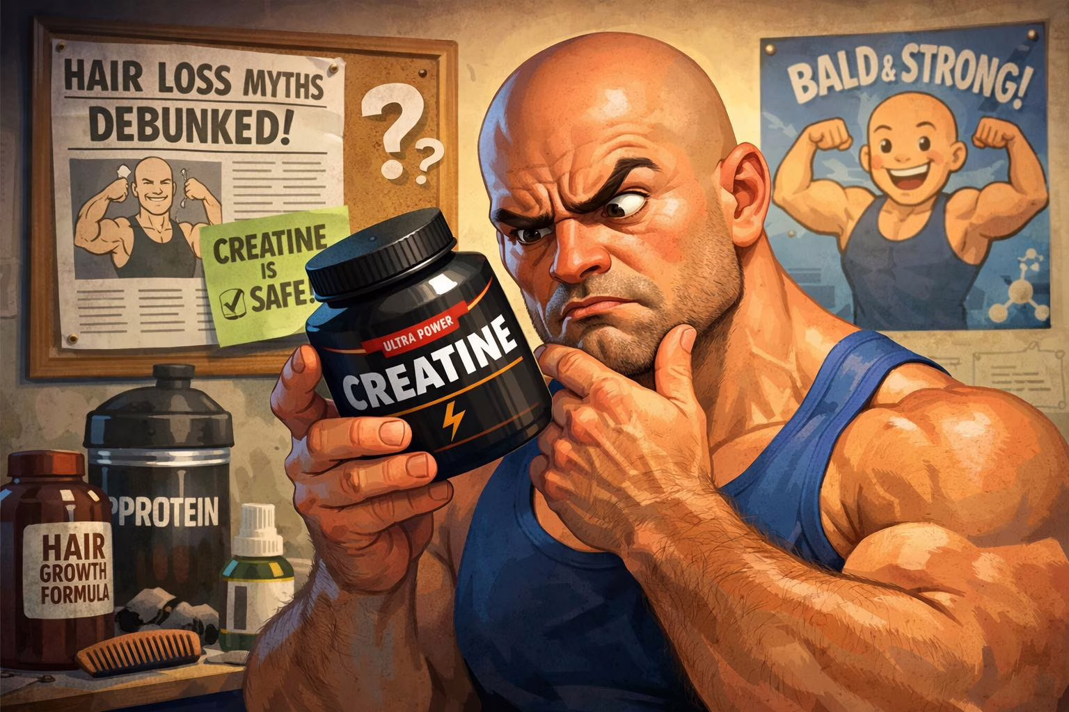 Does Creatine Cause Hair Loss?