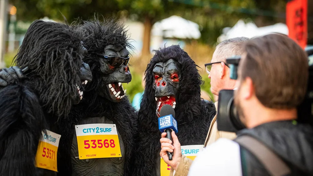City2Surf  monkeys 
