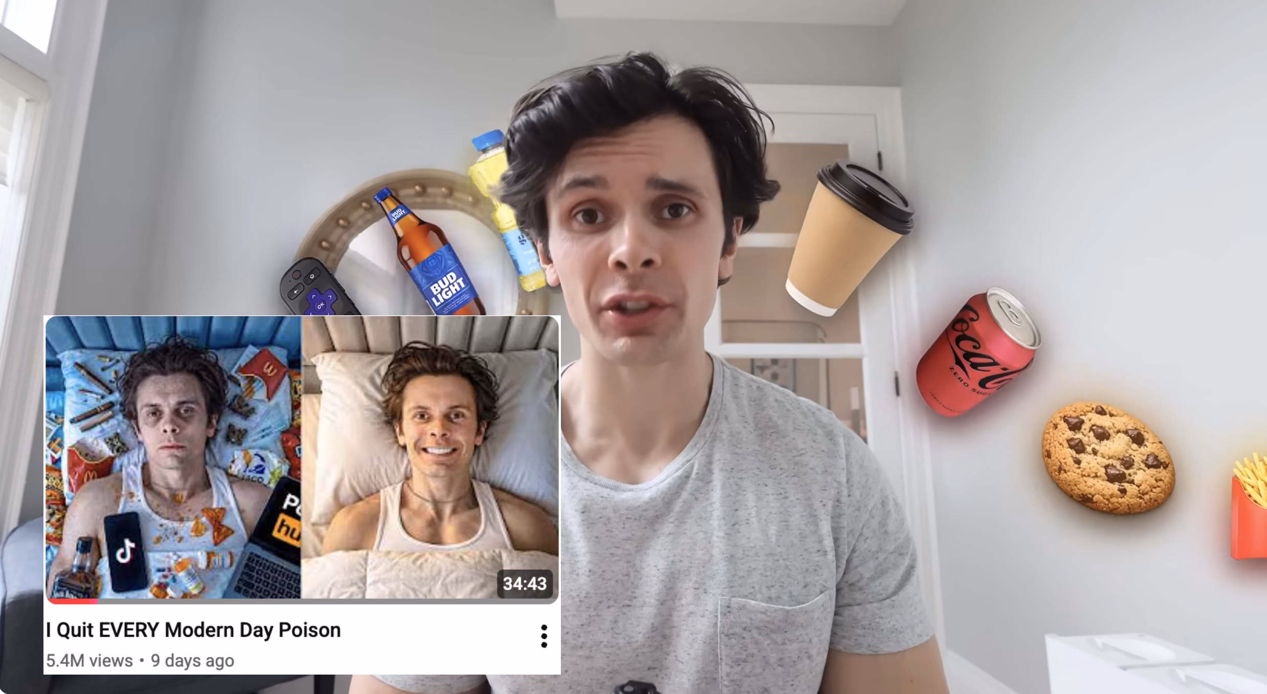 Will Tennyson Quit Every ‘Modern Poison’ for a Week. Five Million People Watched What Happened