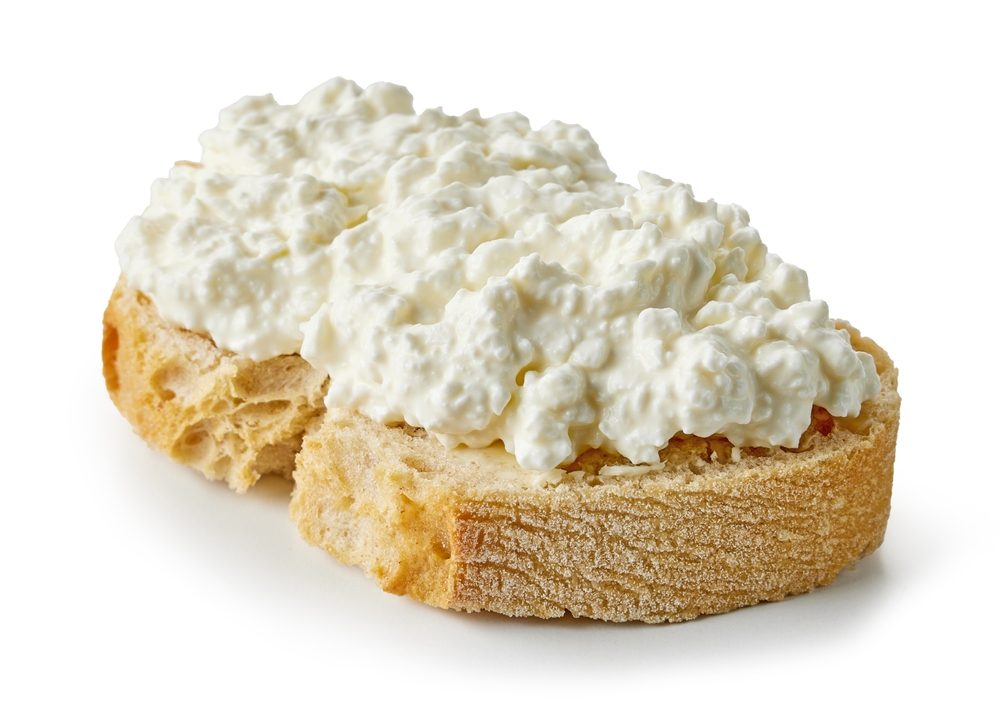 Cottage cheese, a high-protein snack