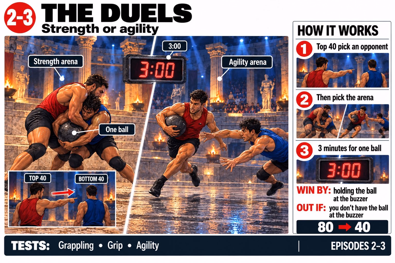 Every Physical 100: Italy challenge explained, and how to train for each one