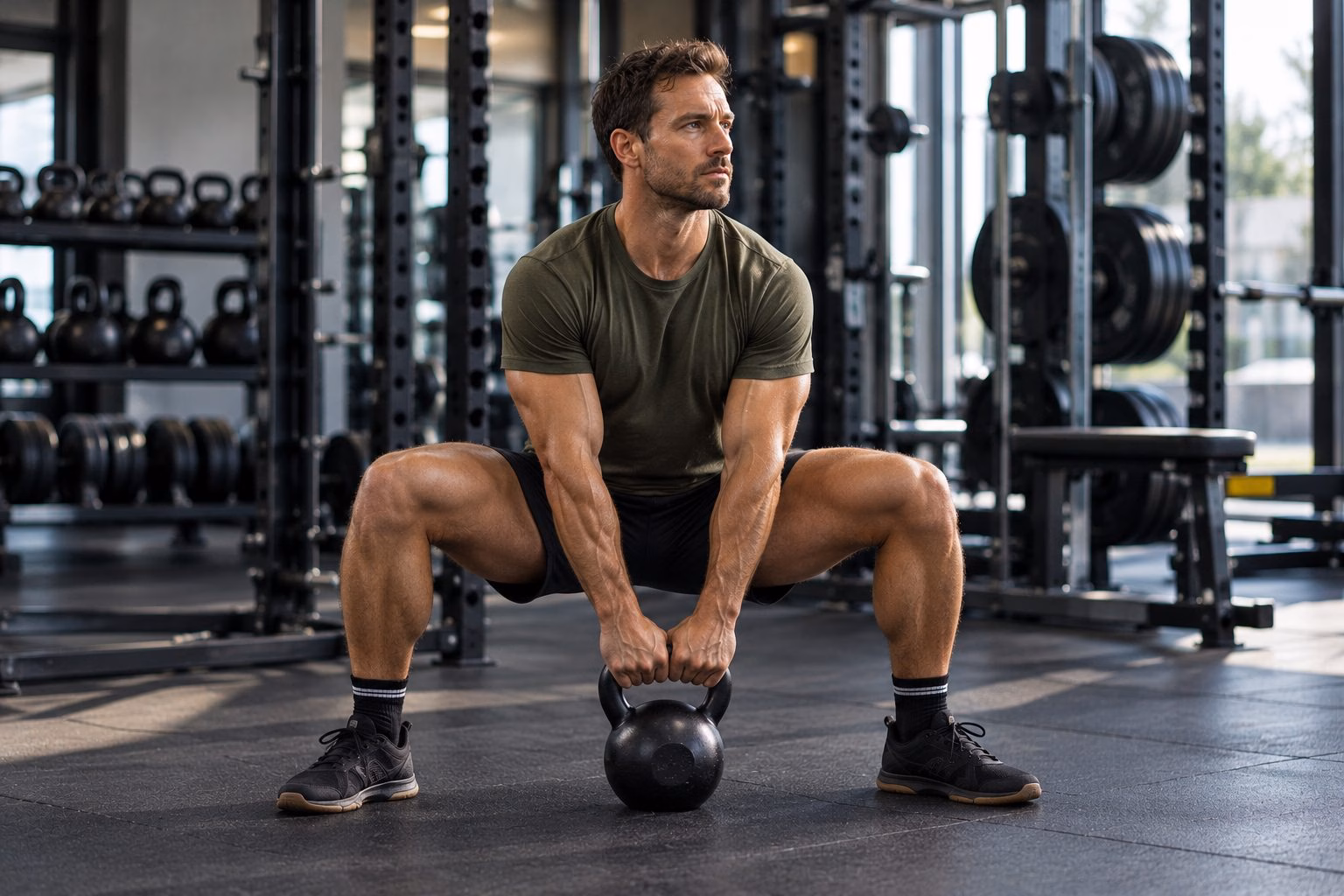 Sumo squat: how to do it, muscles worked and variations