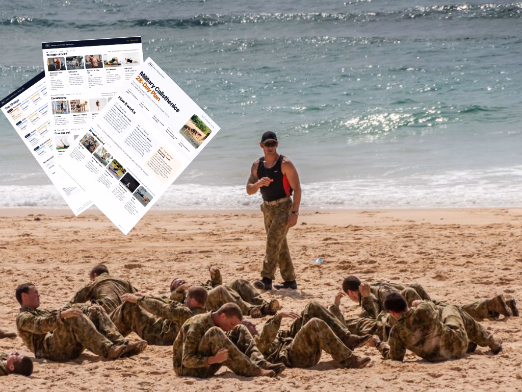 Military Calisthenics Workout: a Free 28-Day Plan (no app needed)