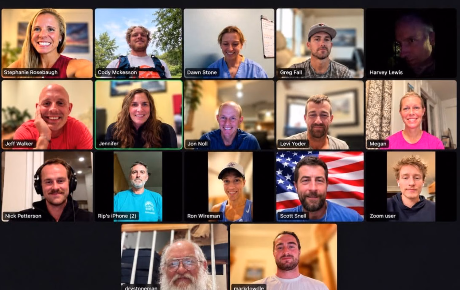 Team USA at the 2026 Backyard Ultra World Team Championship