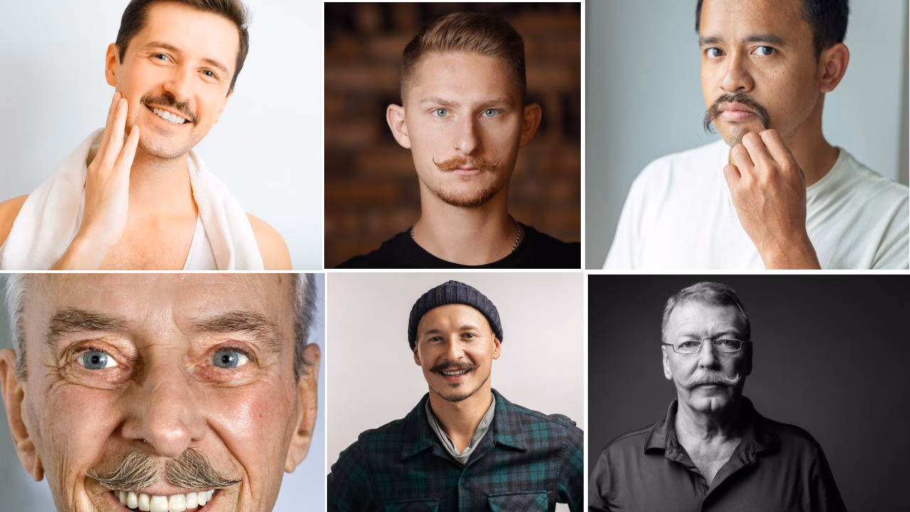 Moustache styles: 15 types of moustache, with names