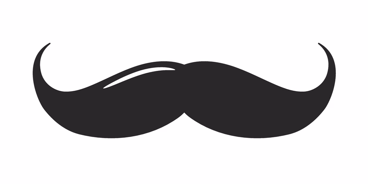 Illustration of a imperial moustache