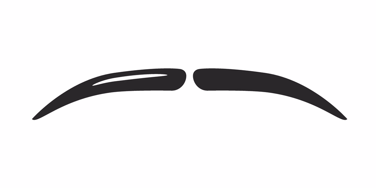 Illustration of a pencil moustache