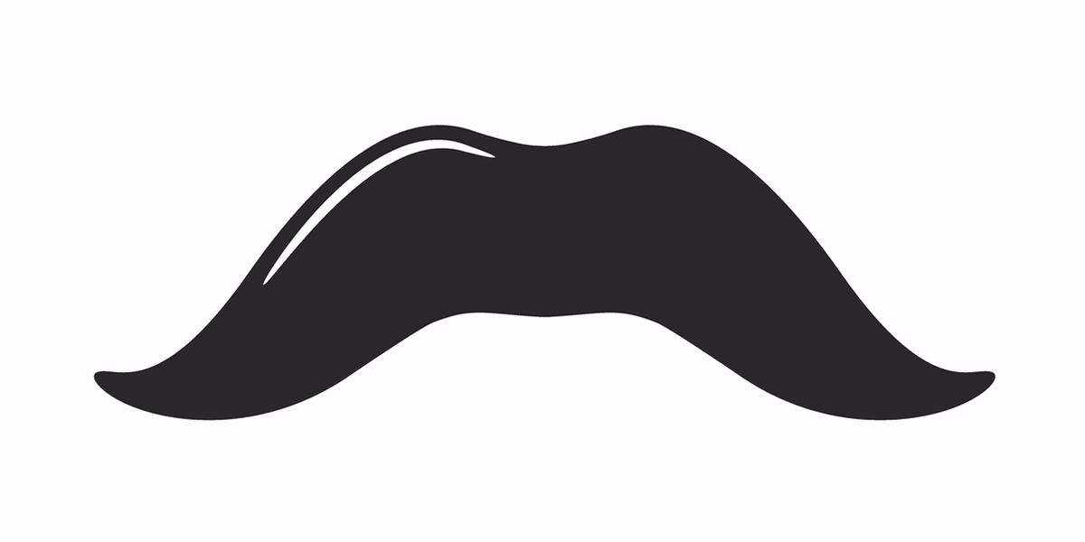 Illustration of a Zappa moustache